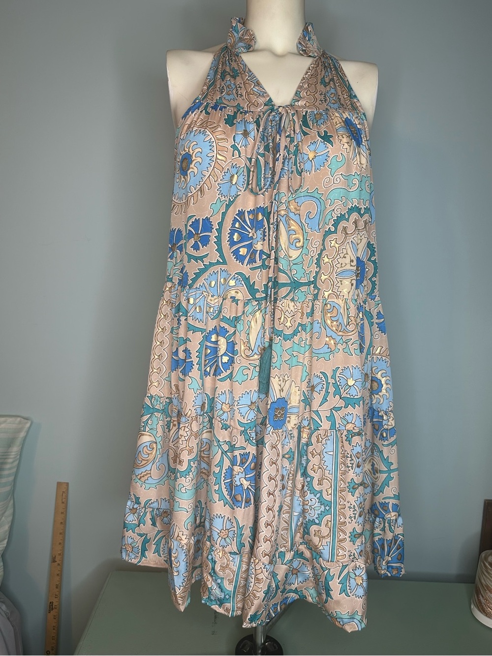Paani Printed Halter Mini Dress
A breezy bohemian-inspired mini dress